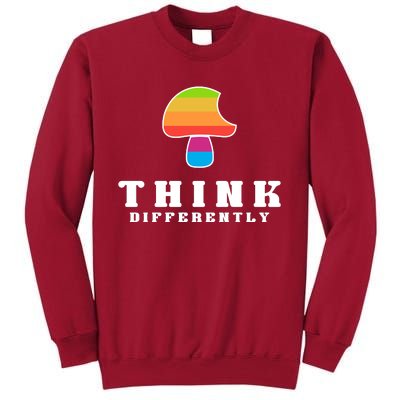 Mushroom Think Different Tall Sweatshirt