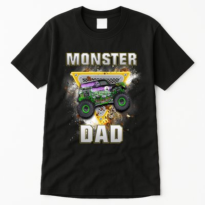 Monster Truck Dad Monster Truck Are My Jam Truck Lovers Tall T-Shirt