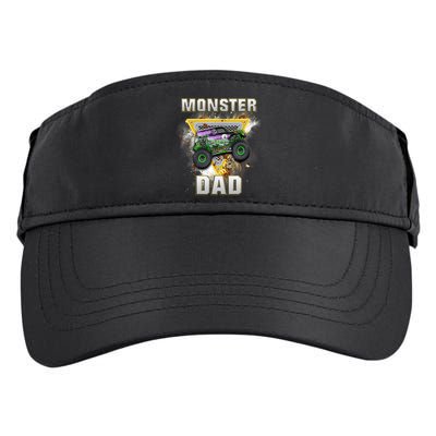 Monster Truck Dad Monster Truck Are My Jam Truck Lovers Adult Drive Performance Visor