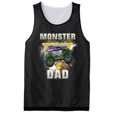 Monster Truck Dad Monster Truck Are My Jam Truck Lovers Mesh Reversible Basketball Jersey Tank