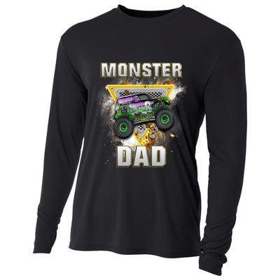 Monster Truck Dad Monster Truck Are My Jam Truck Lovers Cooling Performance Long Sleeve Crew