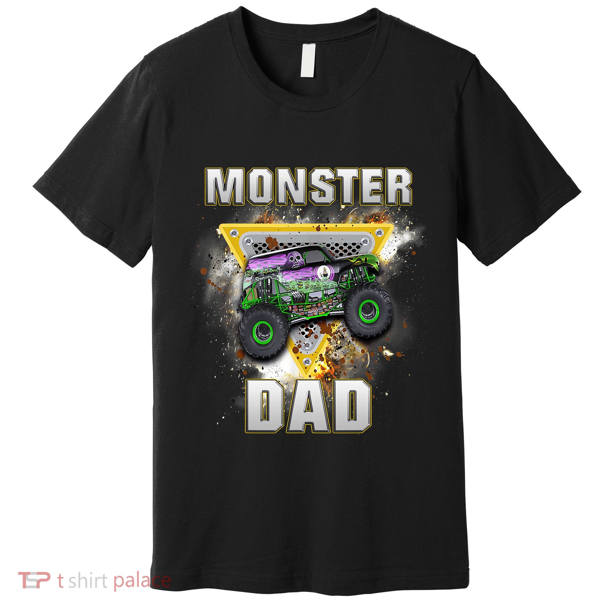 Monster Truck Dad Monster Truck Are My Jam Truck Lovers Premium T-Shirt