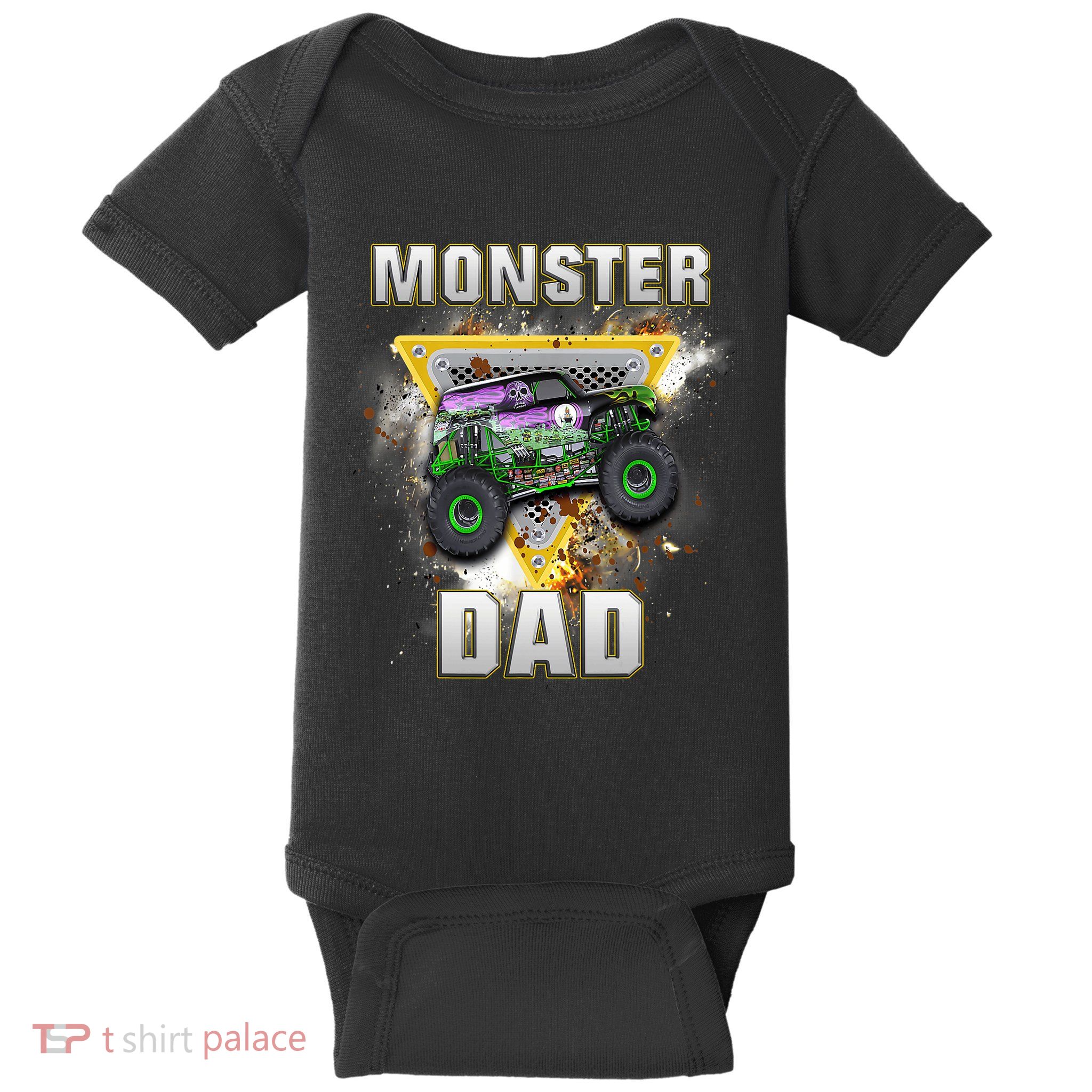 Monster Truck Dad Monster Truck Are My Jam Truck Lovers Baby Bodysuit