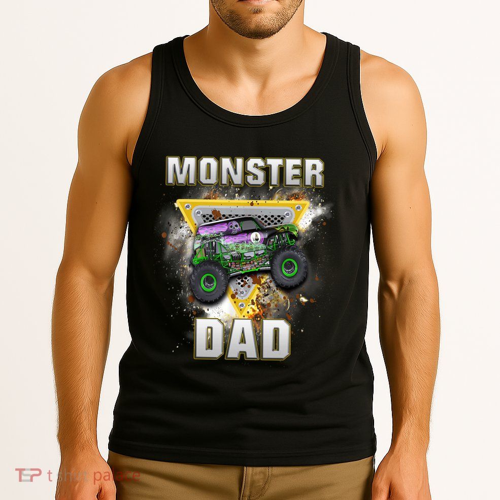 Monster Truck Dad Monster Truck Are My Jam Truck Lovers Tank Top