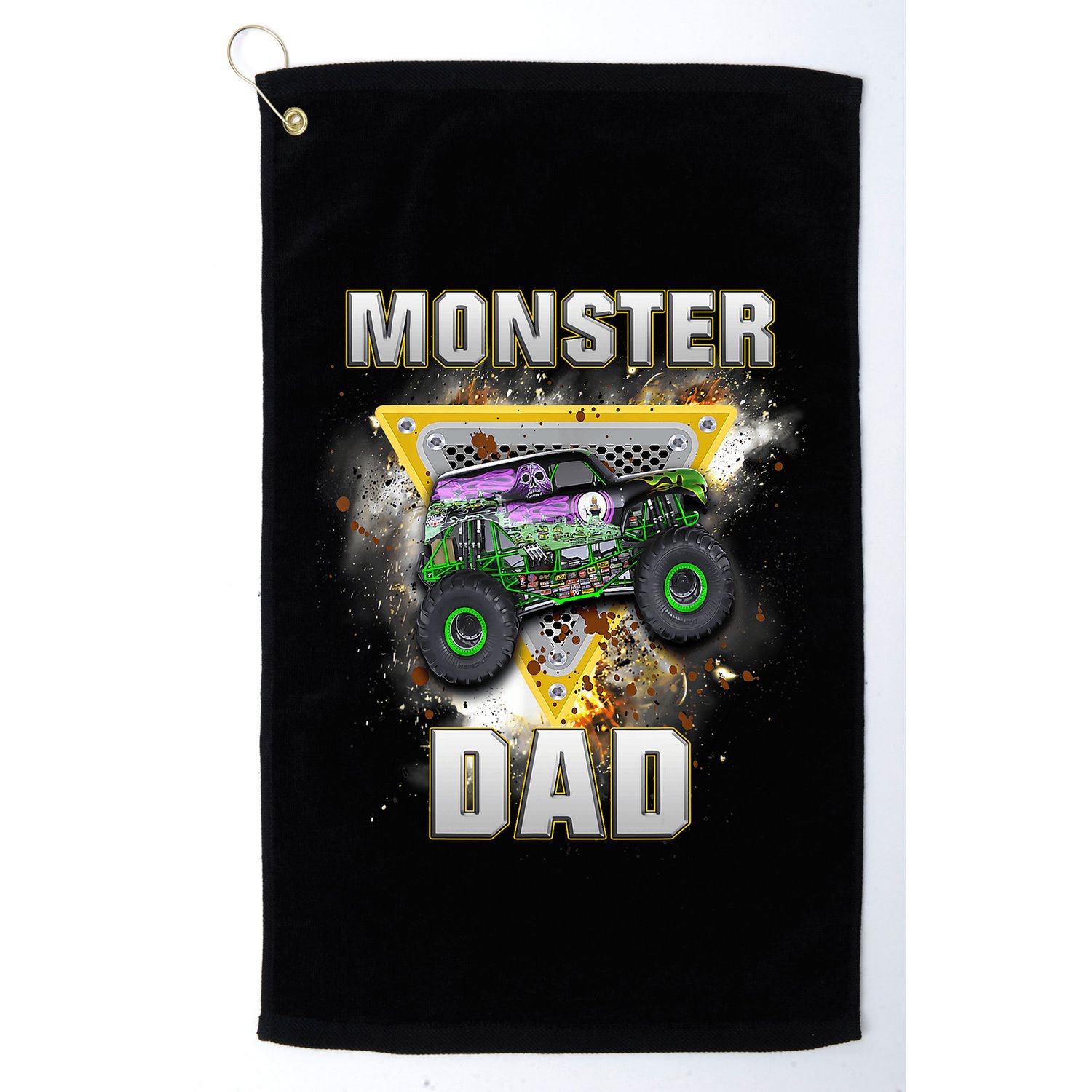 Monster Truck Dad Monster Truck Are My Jam Truck Lovers Golf Towel