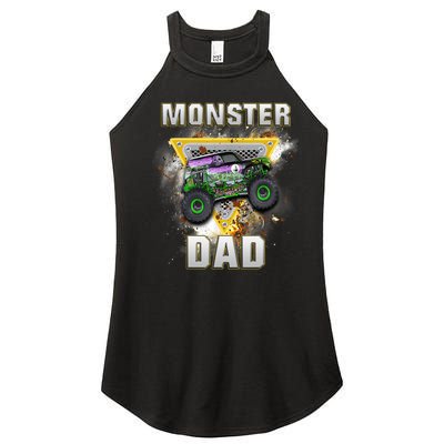 Monster Truck Dad Monster Truck Are My Jam Truck Lovers Women’s Perfect Tri Rocker Tank