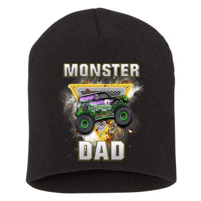 Monster Truck Dad Monster Truck Are My Jam Truck Lovers Short Acrylic Beanie