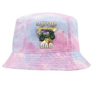 Monster Truck Dad Monster Truck Are My Jam Truck Lovers Tie-Dyed Bucket Hat