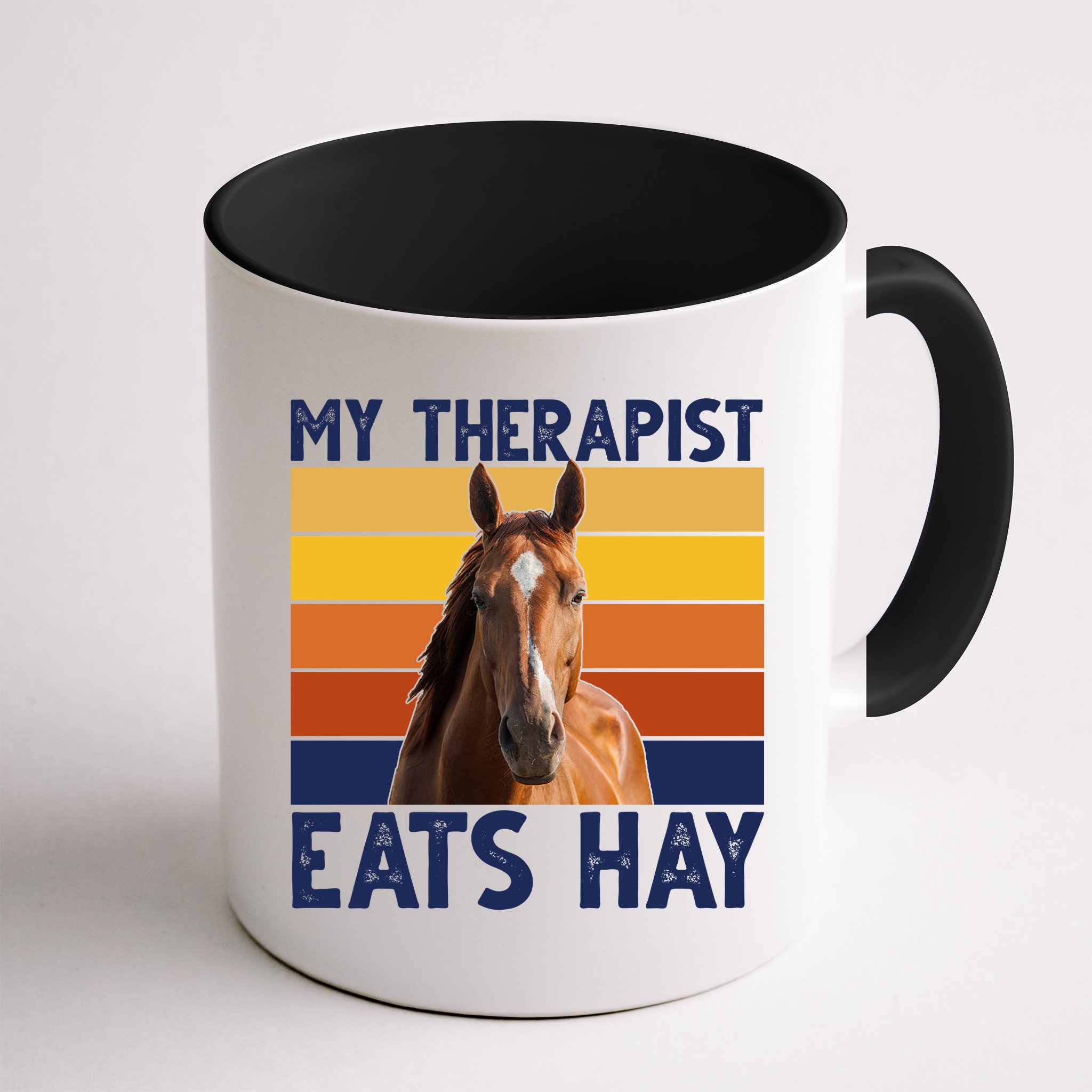 My Therapist Eats Hay Funny Horse Lover Mug