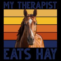 My Therapist Eats Hay Funny Horse Lover Mug
