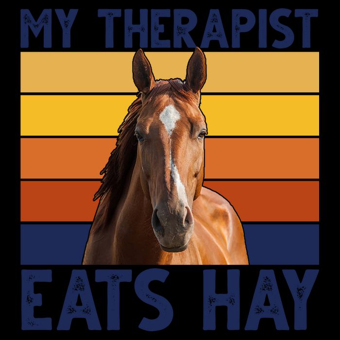 My Therapist Eats Hay Funny Horse Lover Mug