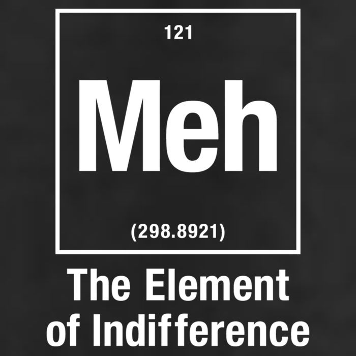 Meh The Elet Of Indifference Gift Golf Towel