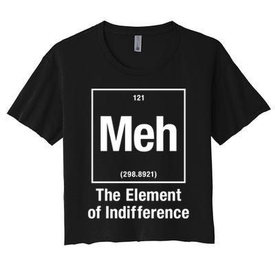 Meh The Elet Of Indifference Gift Crop Top