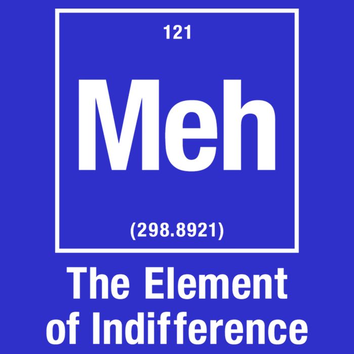 Meh The Elet Of Indifference Gift Premium T-Shirt