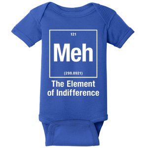 Meh The Elet Of Indifference Gift Baby Bodysuit