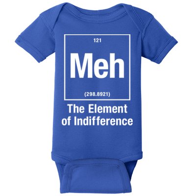Meh The Elet Of Indifference Gift Baby Bodysuit