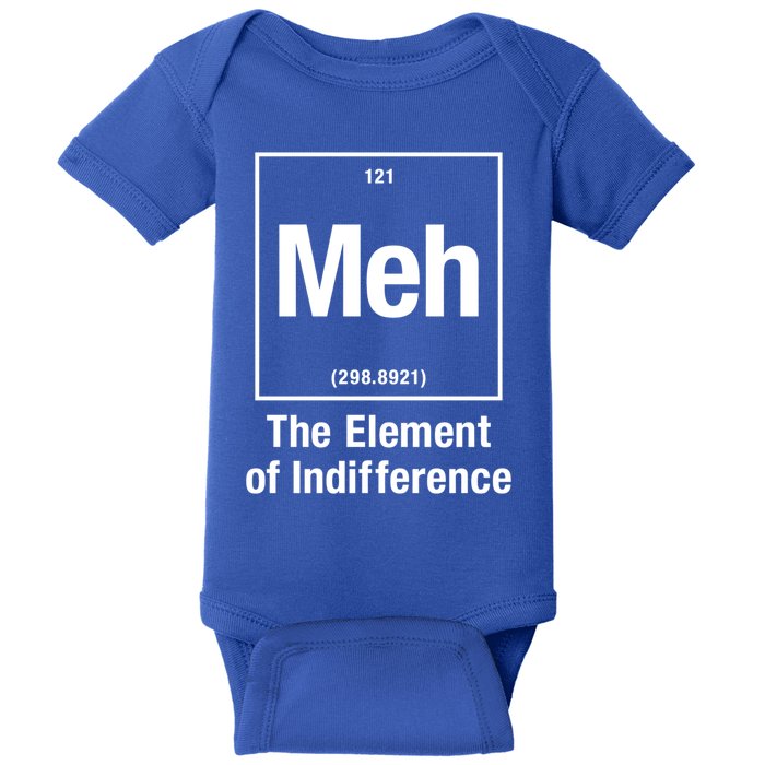 Meh The Elet Of Indifference Gift Baby Bodysuit