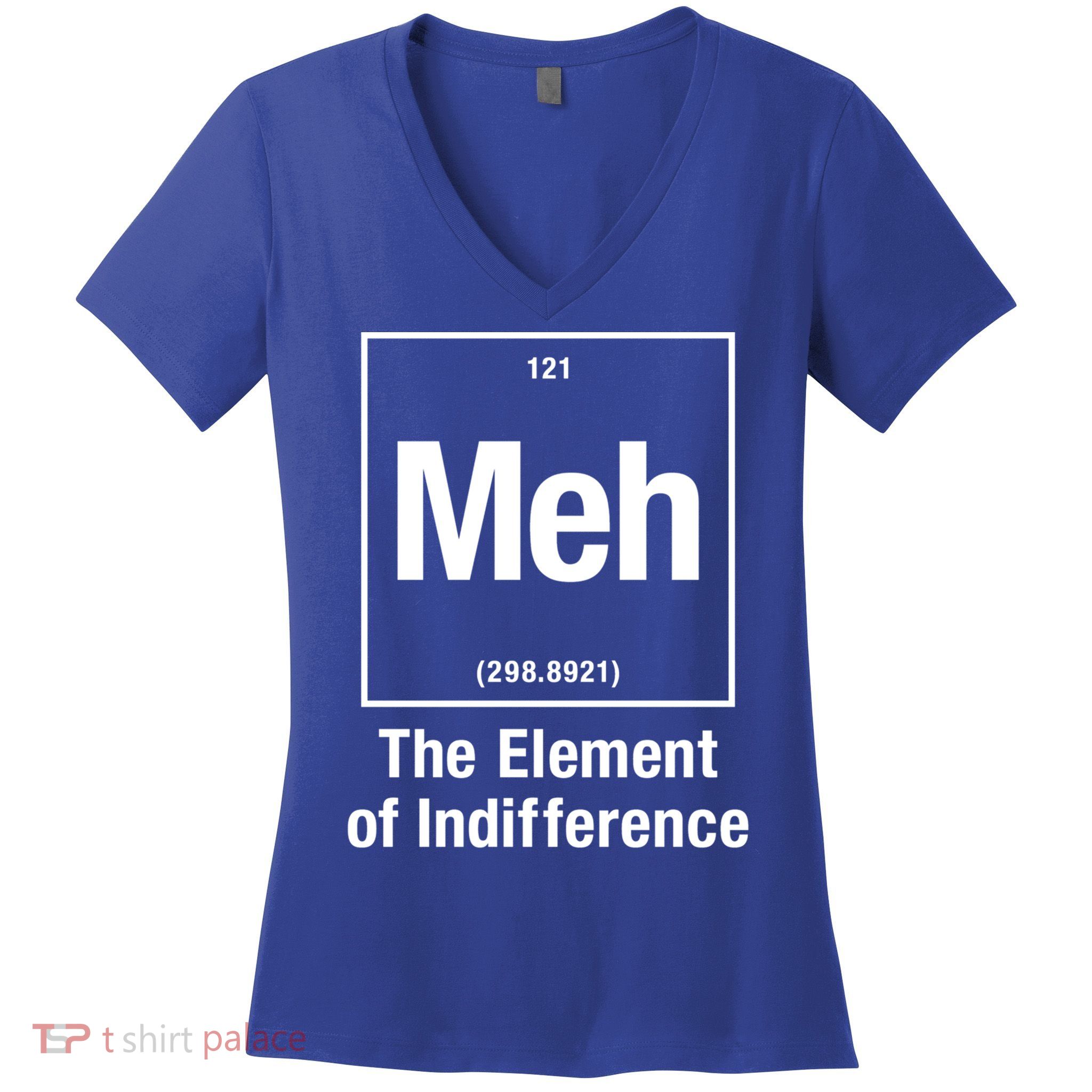 Meh The Elet Of Indifference Gift Women's V-Neck T-Shirt