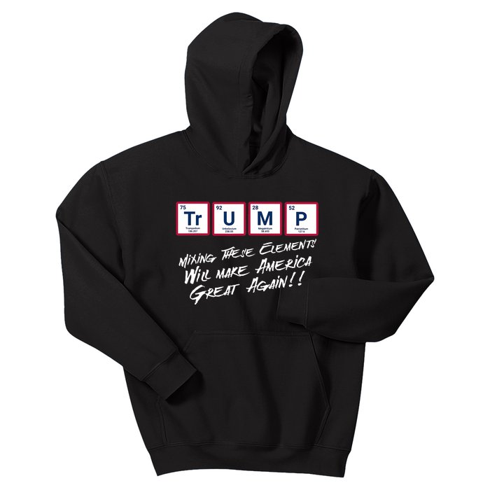 Mixing Trump Elements 2024 Kids Hoodie