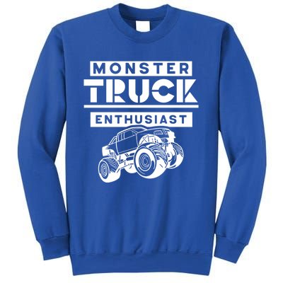 Monster Truck Enthusiast Lover Driver Trucks Driving Gift Sweatshirt