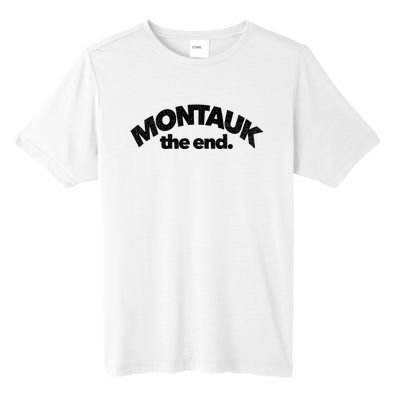 Montauk The End Long Island The Hamptons New York Summer Tall Fusion ChromaSoft Performance T-Shirt