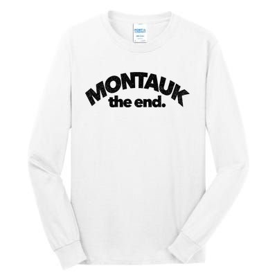 Montauk The End Long Island The Hamptons New York Summer Tall Long Sleeve T-Shirt