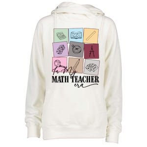 Math Teacher Era Womens Funnel Neck Pullover Hood