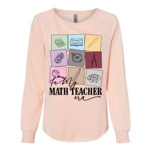 Math Teacher Era Womens California Wash Sweatshirt