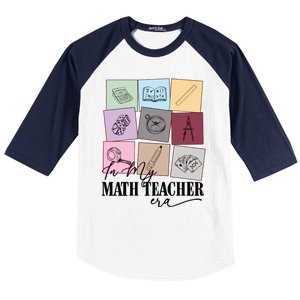 Math Teacher Era Baseball Sleeve Shirt