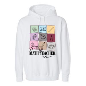 Math Teacher Era Garment-Dyed Fleece Hoodie