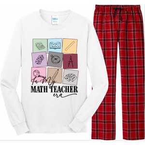 Math Teacher Era Long Sleeve Pajama Set