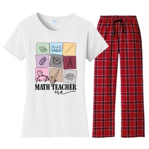 Math Teacher Era Women's Flannel Pajama Set