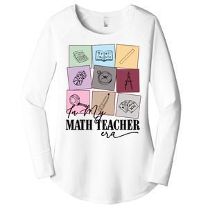 Math Teacher Era Women's Perfect Tri Tunic Long Sleeve Shirt