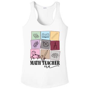 Math Teacher Era Ladies PosiCharge Competitor Racerback Tank