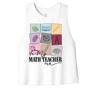 Math Teacher Era Women's Racerback Cropped Tank