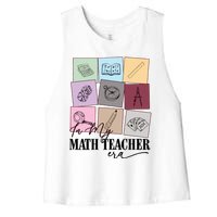 Math Teacher Era Women's Racerback Cropped Tank