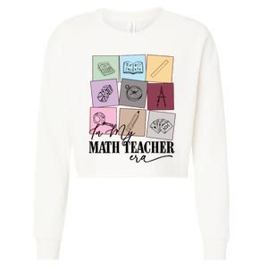 Math Teacher Era Cropped Pullover Crew