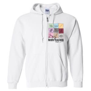 Math Teacher Era Full Zip Hoodie