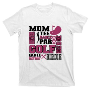 Mom Tee Eagle Par Golf Gift For Mother's Day T-Shirt