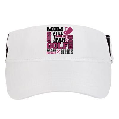 Mom Tee Eagle Par Golf Gift For Mother's Day Adult Drive Performance Visor