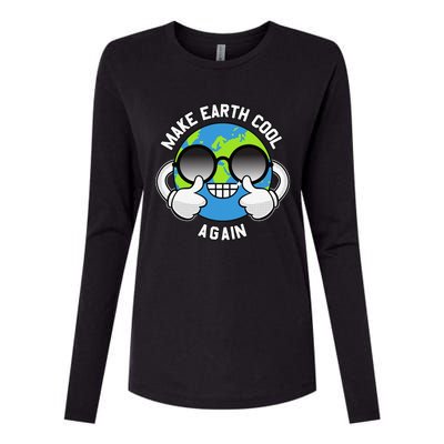 Make The Earth Cool Again Global Warming Awareness Clothing Womens Cotton Relaxed Long Sleeve T-Shirt