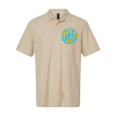 Make The Earth Green Again Earth Day & Climate Strike Gift Softstyle Adult Sport Polo