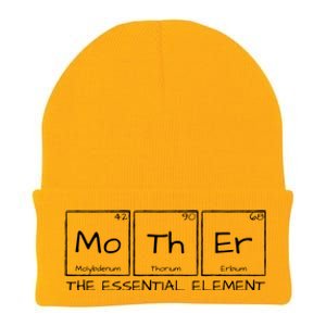 Mother The Essential Element Mom Periodic Table Chemist Knit Cap Winter Beanie