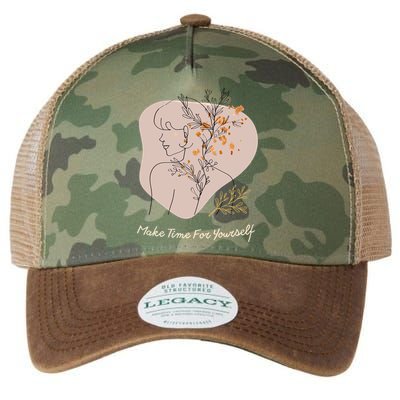 Make Time For Yours Sfunny Giftlove Promotion To Feel Better Gift Legacy Tie Dye Trucker Hat