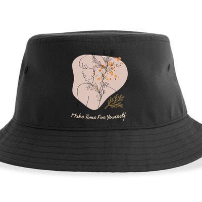 Make Time For Yours Sfunny Giftlove Promotion To Feel Better Gift Sustainable Bucket Hat