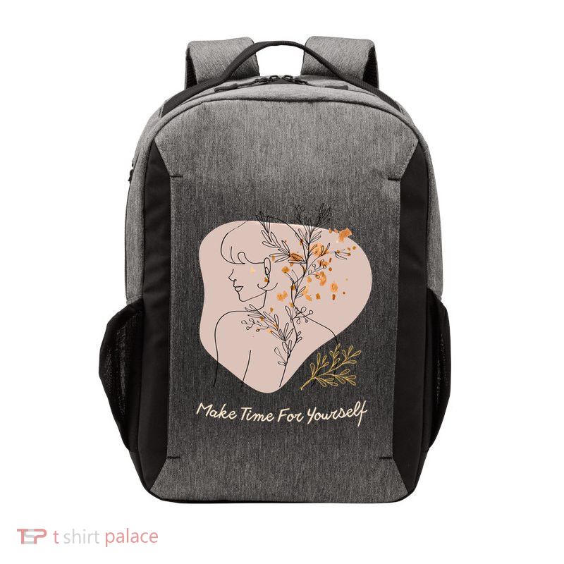 Make Time For Yours Sfunny Giftlove Promotion To Feel Better Gift Vector Backpack