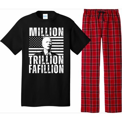 Million Trillion Fafillion Confused Biden Funny Pajama Set