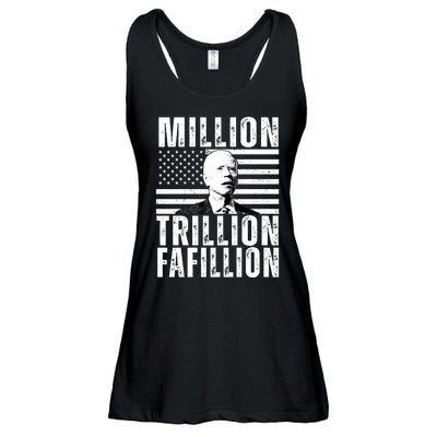 Million Trillion Fafillion Confused Biden Funny Ladies Essential Flowy Tank