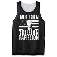 Million Trillion Fafillion Confused Biden Funny Mesh Reversible Basketball Jersey Tank