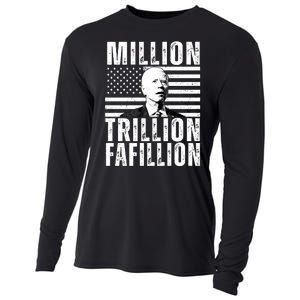 Million Trillion Fafillion Confused Biden Funny Cooling Performance Long Sleeve Crew